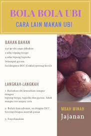 Bola Bola Ubi Cara Lain Makan Ubi Makanan Ide Makanan Resep Masakan