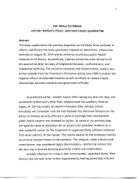 Maybe you would like to learn more about one of these? Pdf The Ebola Outbreak History Repeats Itself Another Failed Quarantine