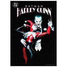 Harley quinn is hunting two serial killers: Sd Toys Dc Comics Joker And Harley Quinn Puzzle 1000 Pieces Black Kidinn