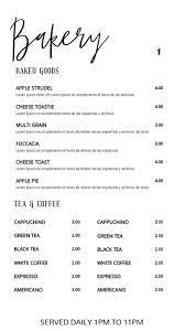 Bakery Desserts Animated Menu Template In 2021 Menu Design Template Menu Template Menu Design