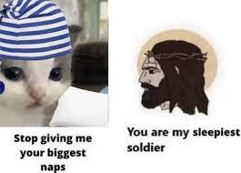 Sleepy Soldiers Unite 🫡🪖 : r/dankchristianmemes