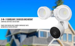 Amazon Com Wasserstein 3 In 1 Floodlight Charger And Mount Compatible With Nest Cam Outdoor Turn Your Nest Cam Outdoor Into A Powerful Floodlight Black Nest Cam Outdoor Not Included Camera Photo