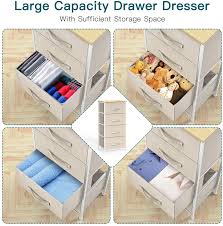 This glam dresser top nail polish organizer is easy to make, beautiful, and will help keep up to 50 fyi: 4 Drawer Fabric Dresser Storage Tower Dresser Chest With Wood Top Organizer Unit For Closets Bedroom