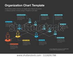 Simple Company Organization Hierarchy Chart Template Stock