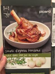 Souris d'agneau à la marocaine. Souris D Agneau Fondante Picard 650 G