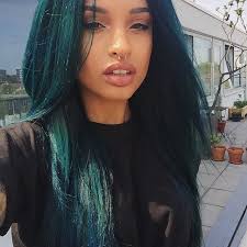 Black And Teal Hair Dye How To Make An Interesting Art Piece Using Tree Branches Ehow Green Hair Natural Hair Styles Teal Hair
