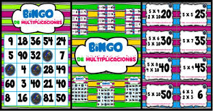 Más abajo encontrarás el enlace para descargar nuestro libro de sudoku para imprimir en pdf y con las soluciones. Bingo De Multiplicaciones Imagenes Educativas