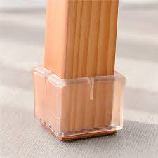 8pcs Square Silicone Leg Caps Sets Covers Socks Floor Protectors Furniture Chair Table Feet Pads Non Slip Prevent Scra Chair Legs Furniture Legs Furniture Feet