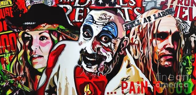 Rob Zombie- Devil's Rejects Painting by Victoria Glaittli - Fine Art America