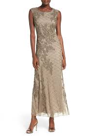 Pisarro Nights Beaded Mesh Gown Regular Petite Nordstrom Mother Of Groom Dresses Mother Of The Bride Dresses Mothers Dresses