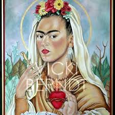 St. Frida Kahlo and Virgin Mary Mash up Original