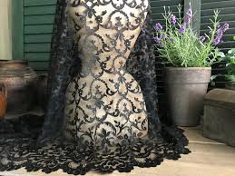 Maybe you would like to learn more about one of these? Antique Black Spanish Mantilla Chantilly Lace Veil Shawl Made In Spain Floral Pattern Mdt By Jansvintagestuff From Jan S Vintage Stuff Of Chicago Il Attic