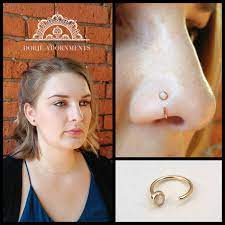 Adorable Nostril Nail On Our Friend Olivia Healed Nostril Piercing By Nickdorje Nose Jewelry Nose Piercing Ideas Body Jewelry Shop
