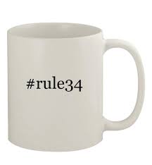 Knick Knack Gifts #rule34 - 11oz Ceramic White Coffee Mug, White