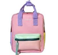 Mochila de niña transparente rosa con logotipo personalizado ...