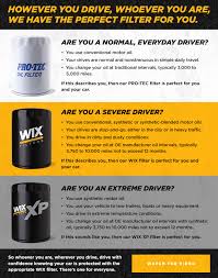 Wix Filters Products Information