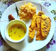 Just to make our saurashtrain dish , world famous ! File Gujarati Breakfast Fafda Kadhi Chatni Jalebi Homemade Gujarat Pic 01 Jpg Wikimedia Commons