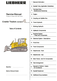 Liebherr Pr734 Crawler Dozer Service Repair Manual