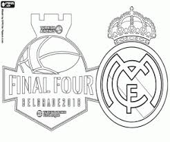 Die hauptsächlichen fussballmanschaften werden durch ihr logo dargestellt. Malvorlagen Real Madrid Coloring And Malvorlagan