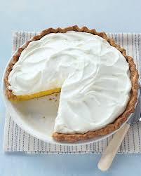 Lemon Cream Pie Recipe Martha Stewart Lemon Cream Pies Cream Pie Recipes Cream Pie