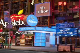 10 Best New York City Hotels For Teens With Images Hilton Times Square Times Square New York Nyc Times Square