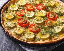 Tarte Aux Courgettes Bacon Et Tomates Au Thermomix Avec Images Tarte Courgette Tarte Tomate Tarte Aux Legumes