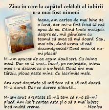 Articolele și cărțile ioanei aduc multă bucurie și adulților, pentru că stilul narativ. Ziua In Care La CelÄlalt CapÄt Al Iubirii N A Mai Fost Nimeni Home Facebook