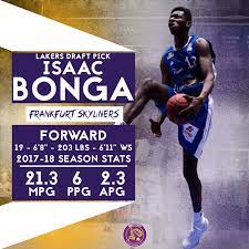 Players teams leaders stats 101 tools quick links. Lakers Officially Acquire Isaac Bonga From Sixers Expected To Have Him On Roster This Season Silver Screen And Roll