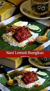 October 13, 2011 at 1:22 pm Nasi Lemak Bungkus Coconut Flavored Rice With Spicy Anchovies Wrapped In Banana Leaves Roti N Rice