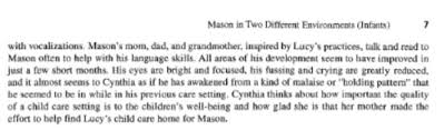 4. What does Lucy do to help Mason and his mom feel