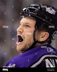Los Angeles Kings center Sean Avery yells at Anaheim Ducks defenseman Chris  Pronger after he was checked face first into the boards during their NHL  hockey game, Sunday, Oct. 22, 2006, in