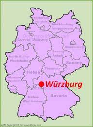 Get the free printable map of würzburg printable tourist map or create your own tourist map. Wurzburg Location On The Germany Map