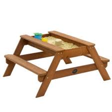 Plum Outdoor Play Wooden Sand Picnic Table B And Q Has Been Fsc Certified Since 1999 Wooden Picnic Tables Picnic Table Sand And Water Table