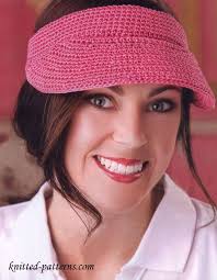 Crochet visor hat pattern free shop