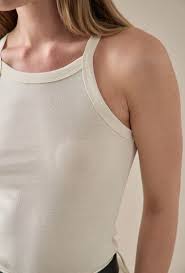 01 Singlet in Cream