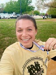 No imposter syndrome anymore! When I started running again in May, I was  lucky to do a 5k under 35 mins. Fast forward to today, and I just beat my  previous pb