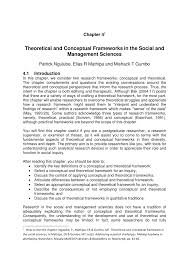 Consider the theoretical framework as a conceptual model that establishes a sense of structure that guides your research. Pdf Theoretical And Conceptual Frameworks In The Social And Management Sciences
