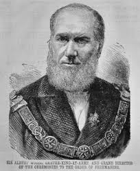 Sir Albert Woods, Garter-King-At-Arms, and Grand Director of the Ceremonies  to the Order of Freemasons. 1880.