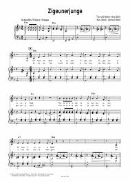 Zigeunerjunge Klavier Gesang Alexandra Klick Auf Die Noten Um Reinzuhoren Gitarre Lieder Musik Lernen Noten Bilder