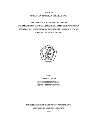 Sistematis, artinya dikembangkan sesuai dengan program supervisi yang matang dan tujuan pembelajaran; Pdf Laporan Penelitian Tindakan Sekolah Sumarso S Pd M Pd Academia Edu