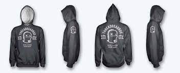 Download Mens Ghosted Pullover Hoodie Mockup Version 2 Threadosaurus Com