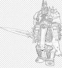 Click on the coloring page to open in a new window and print. World Of Warcraft Wrath Of The Lich King Sketch World Of Warcraft An Adult Coloring Book Drawing Lich King Pencil Monochrome Png Pngegg