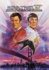 Star Trek Iv The Voyage Home Movie Poster William Shatner Spock Star Trek Posters Star Trek Movies Star Trek Art