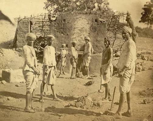 File:Copper and iron mining scene at Alwar, Rajasthan - 1873.jpg - Wikimedia Commons