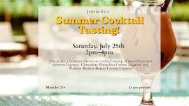 Summer Cocktail Tasting - July - Spirits & Spice