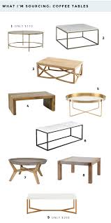 What I M Sourcing Coffee Tables Affordable Coffee Tables For Any Space And Style Cool Coffee Tables Coffee Table Coffee Table Design