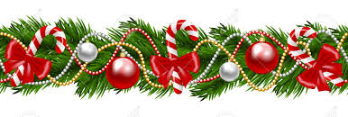 No�l Guirlande D�corative Sapin Isol� Sur Blanc Clip Art Libres De Droits,  Svg, Vecteurs Et Illustration. Image 33660569