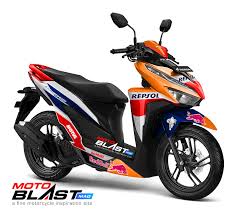 Be the first to review honda vario 150 repsol cancel reply. Modifikasi Striping Honda Vario 150 Facelift Livery Repsol Motoblast