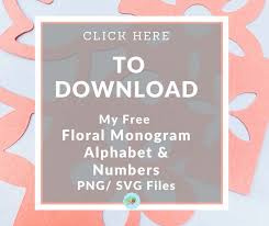 Free Free 105 Floral Monogram Letter Svg SVG PNG EPS DXF File
