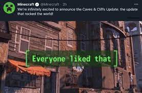 Not a lot is known about the update yet, we're awaiting to see what kind of details are revealed from the developers at minecraft live. Finally After All These Years Funny Memes Funny Relatable Memes Stupid Funny Memes